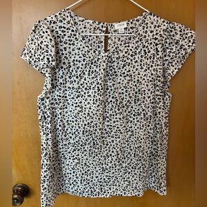 J. Crew Animal Print Top